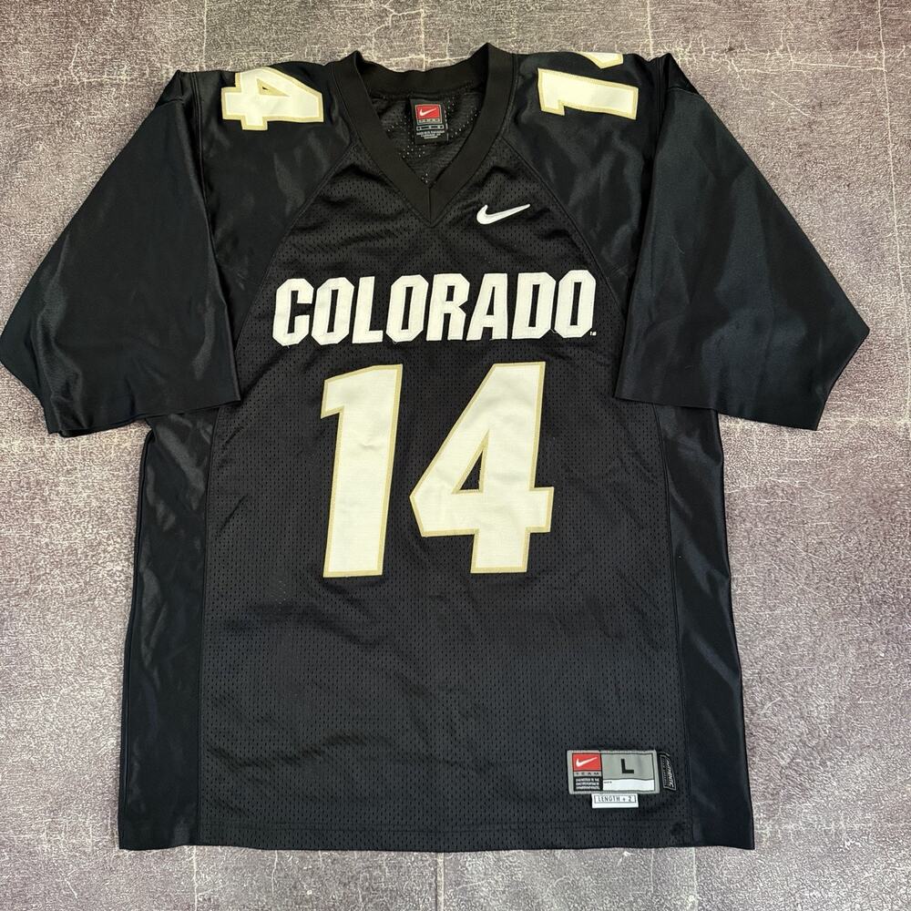 Men's Vintage Nike Colorado Buffaloes Koy Detmer Authentic Football Jersey Sz L